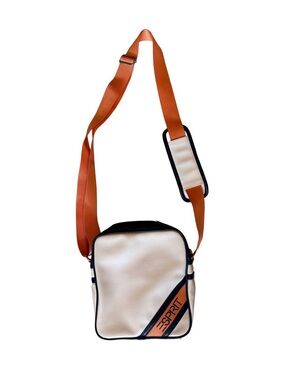 Esprit Cream and Brown Crossbody Shoulder Bag